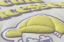 もこもこ発泡プリント