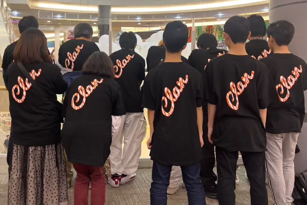 イベント用オリジナルTシャツ作成事例｜愛知県S様（背面ロゴ×シルクスクリーン）