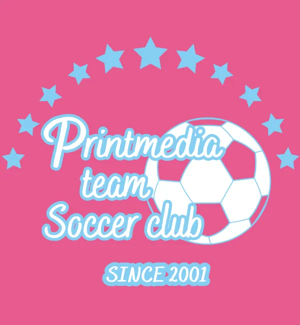 【TD：0001】サッカークラブ向けデザイン　スター柄