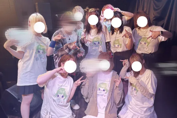 販売用オリジナルグッズの制作事例:I様 生誕祭オリジナルTシャツ