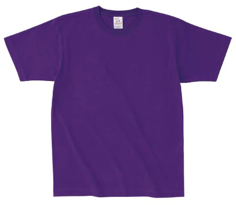 ソリッドTシャツ パープル