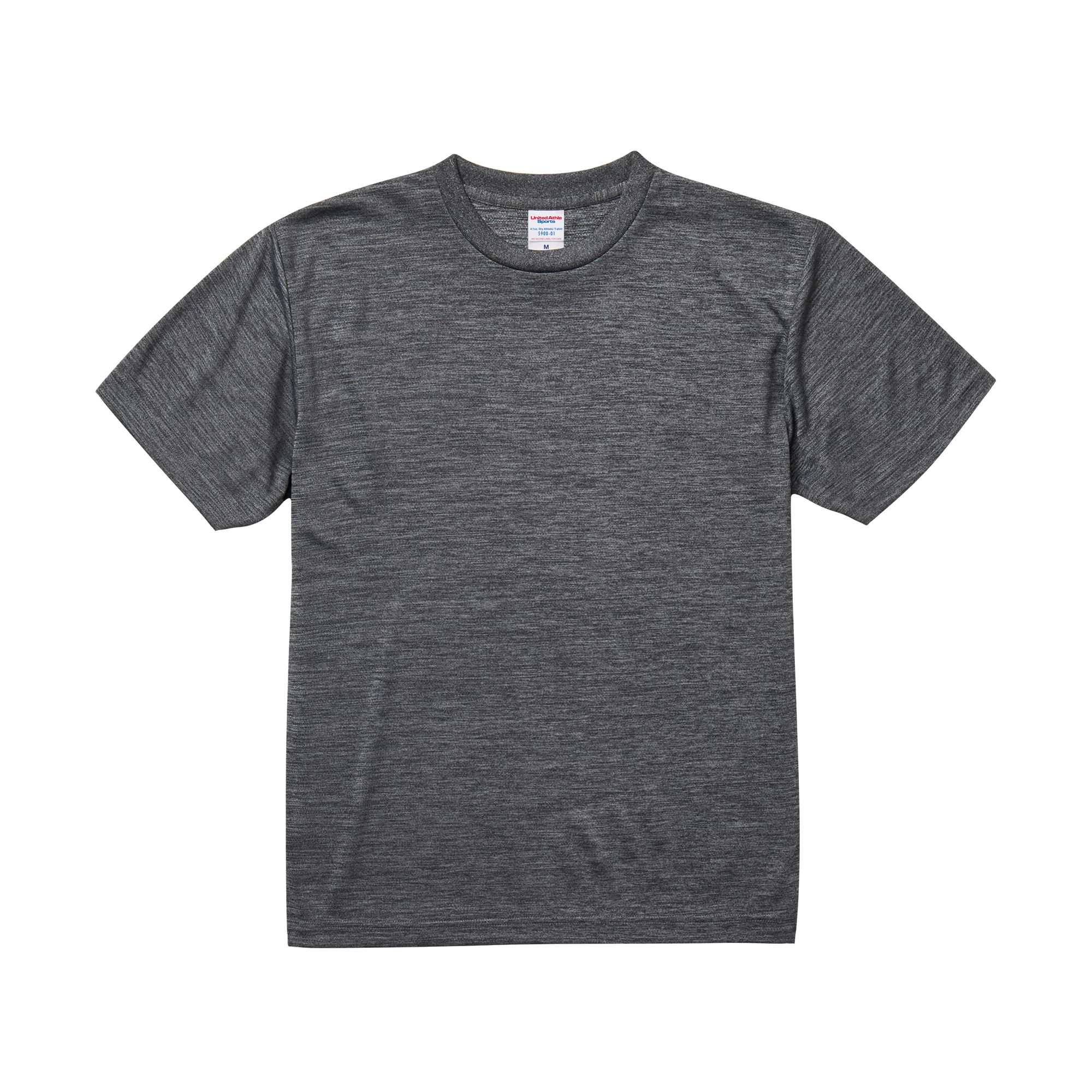 リラックスドライTシャツ ヘザーチャコール