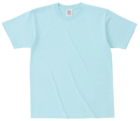 ソリッドTシャツ アクアブルー