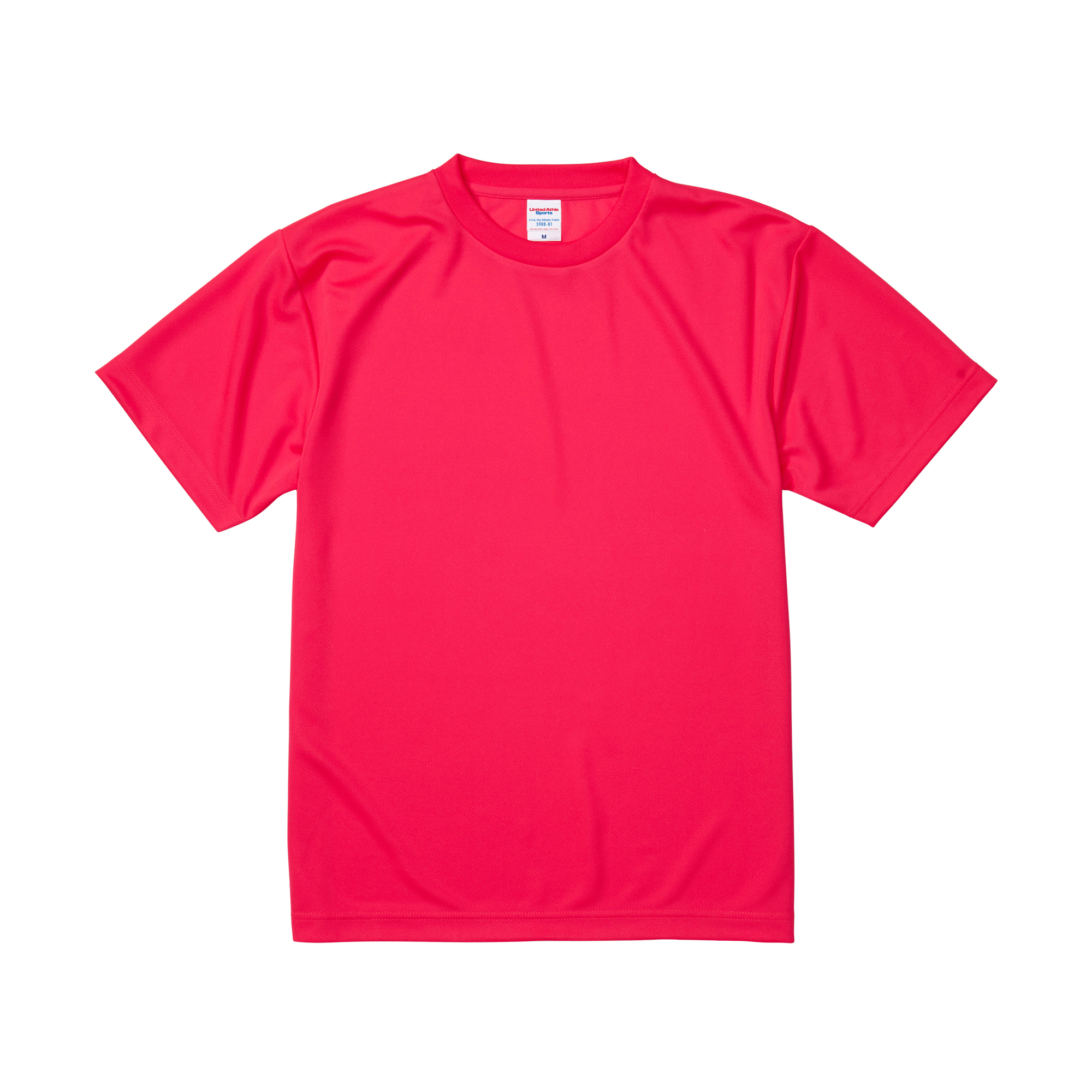 リラックスドライTシャツ 蛍光ピンク