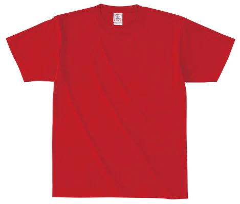 ソリッドTシャツ スーパーレッド