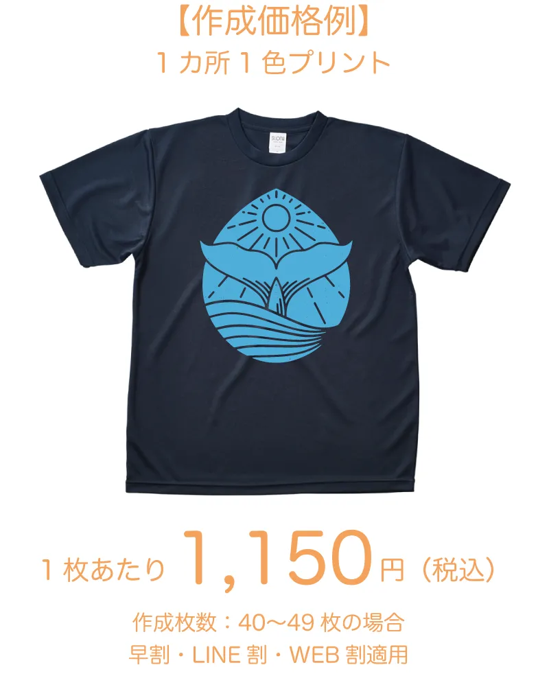リサイクルドライTシャツ