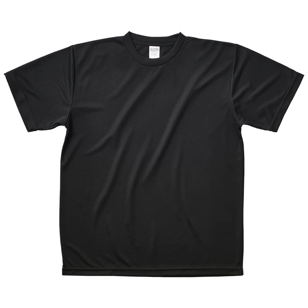 リサイクルドライTシャツ ブラック