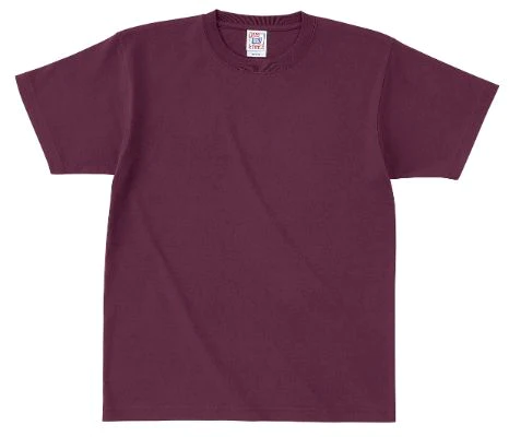 ソリッドTシャツ バーガンディ