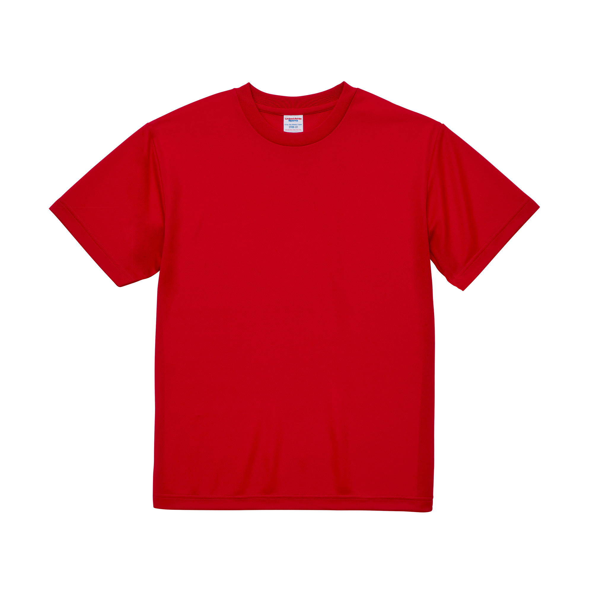 リラックスドライTシャツ ローズレッド