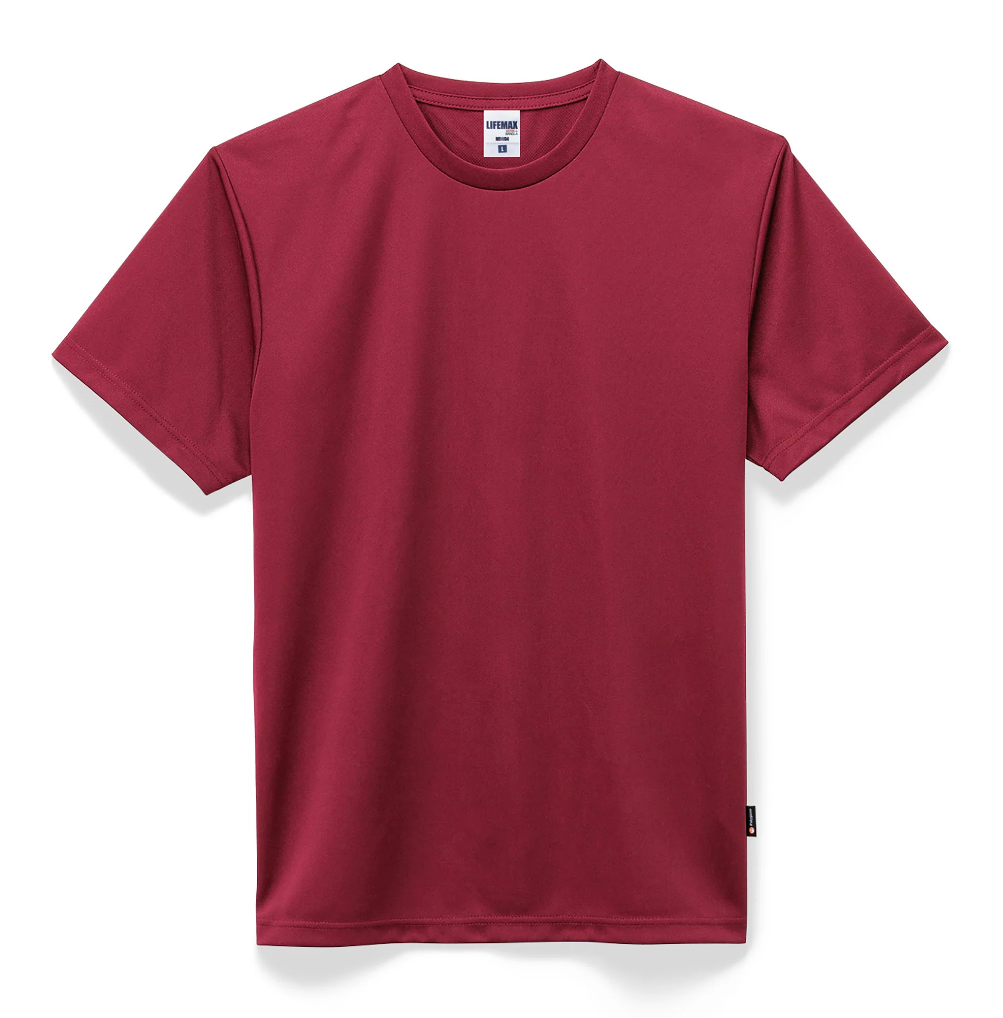【防臭・防菌】高機能ドライTシャツ バーガンディ