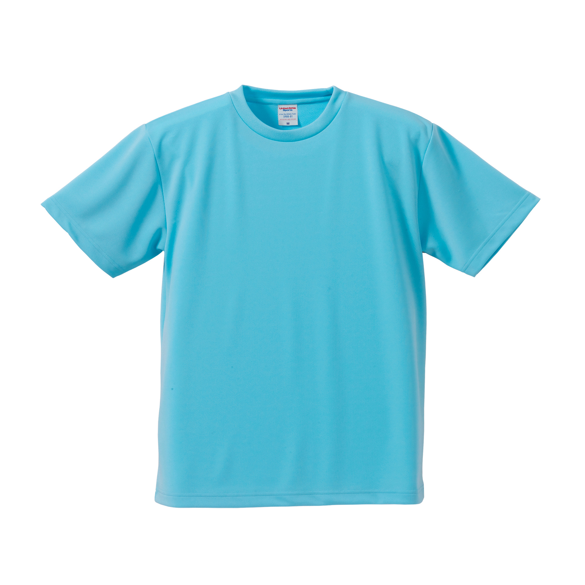 リラックスドライTシャツ アクアブルー