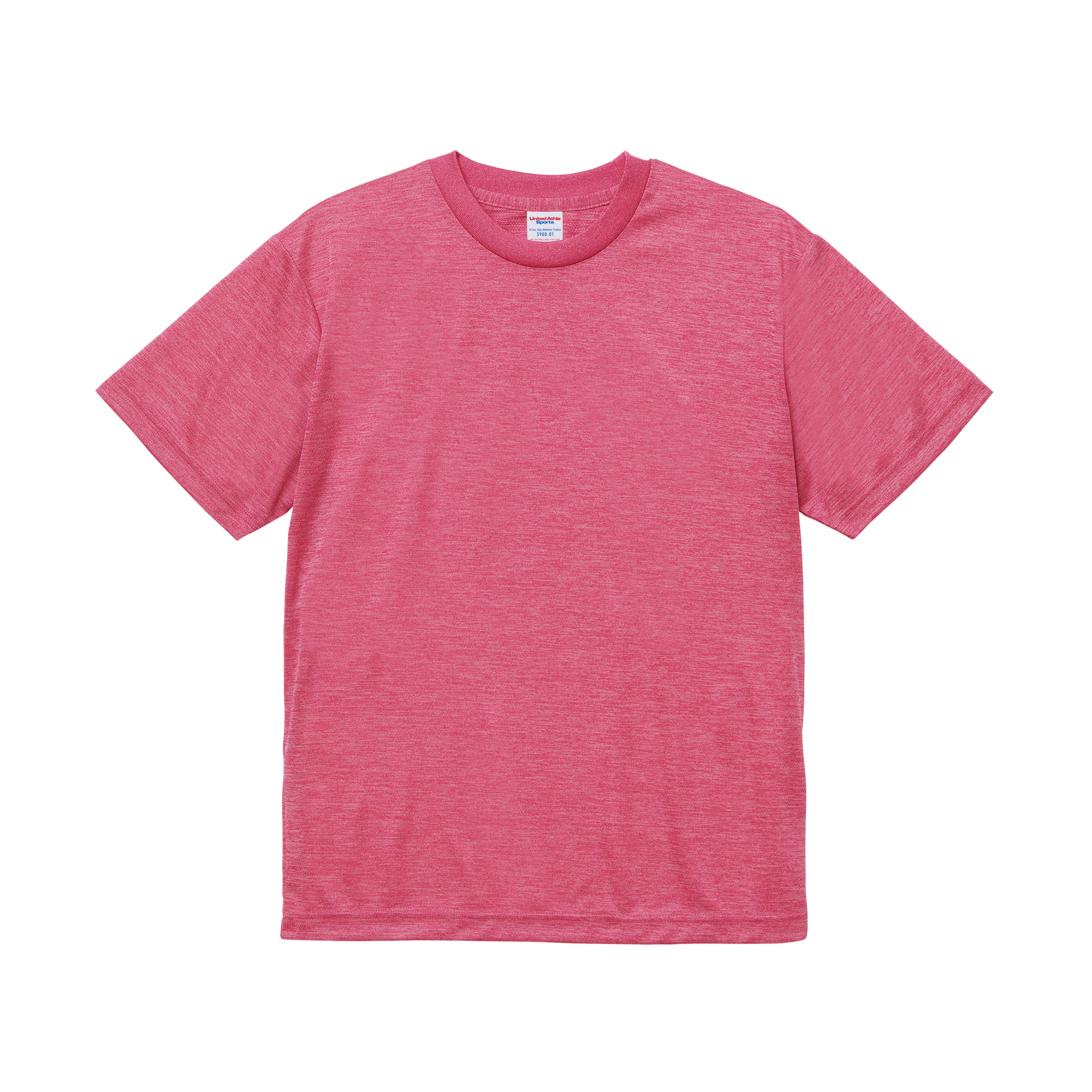 リラックスドライTシャツ ヘザーピンク