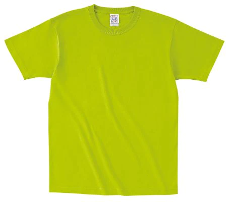 ソリッドTシャツ ネオングリーン