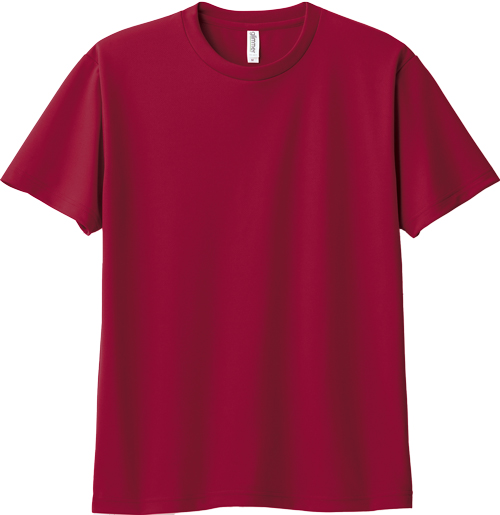 スーパードライTシャツ バーガンディ
