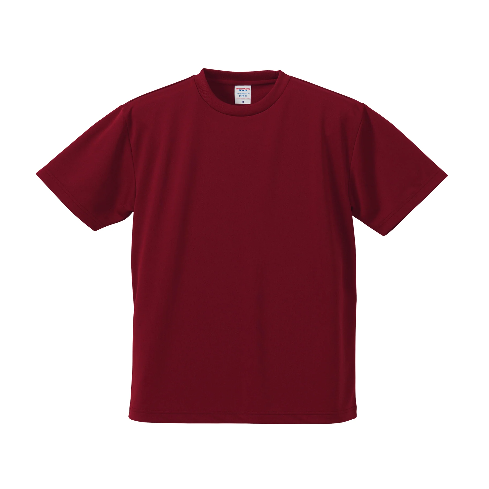 リラックスドライTシャツ バーガンディ
