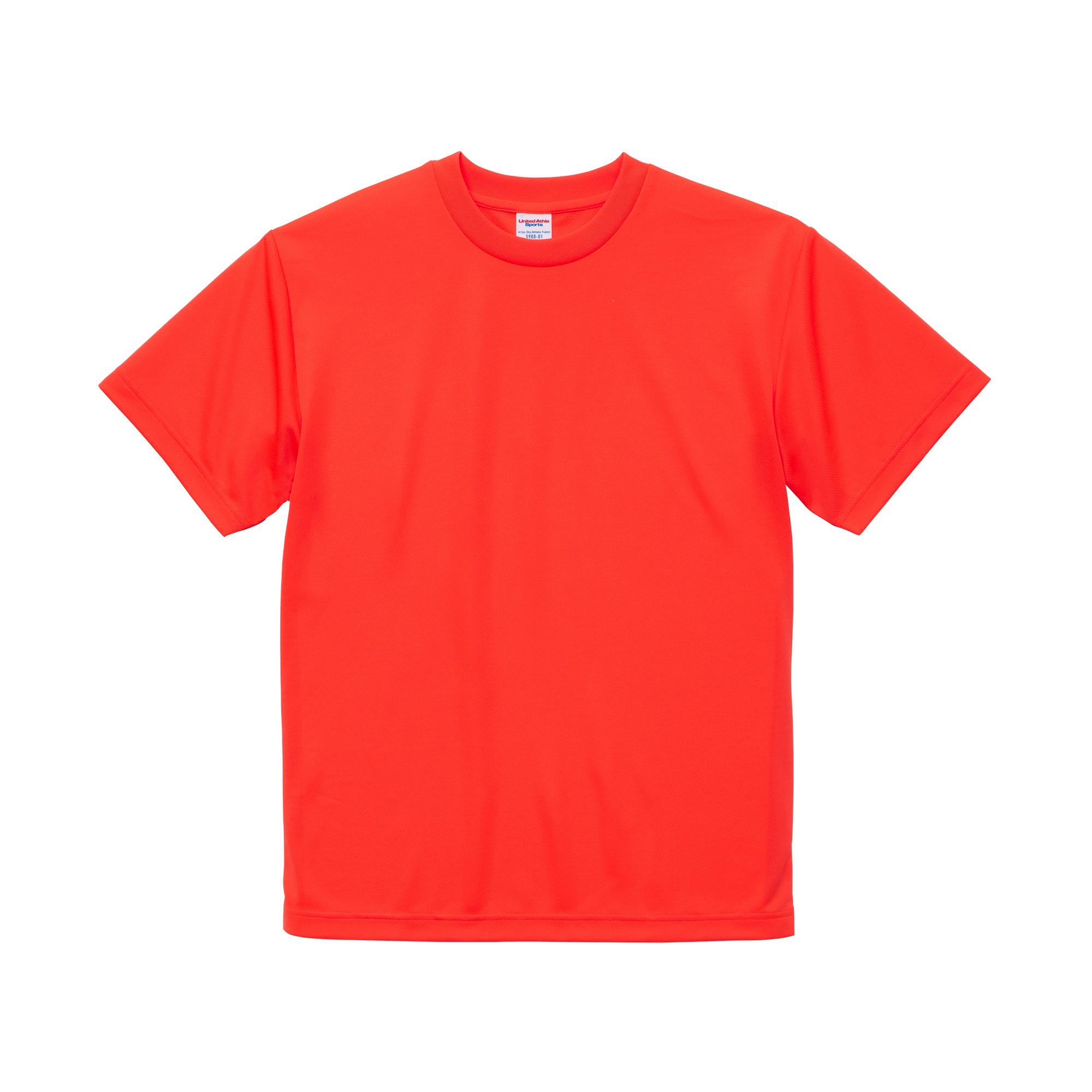 リラックスドライTシャツ 蛍光オレンジ