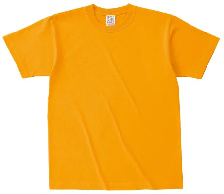 ソリッドTシャツ ゴールドイエロー