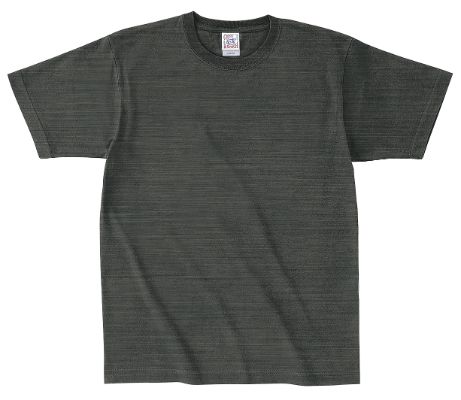 ソリッドTシャツ チャコール