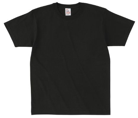 ソリッドTシャツ ブラック